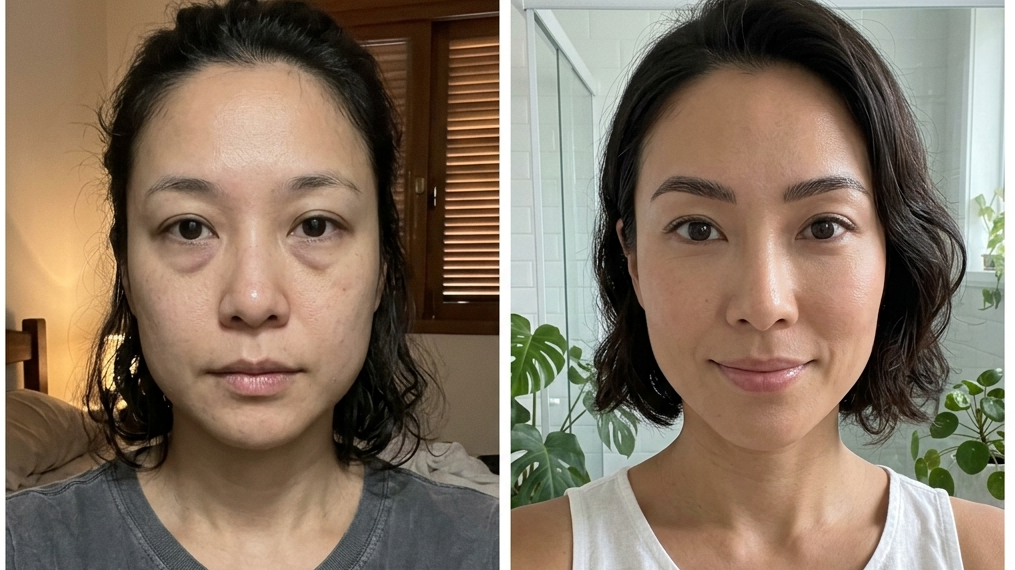 Evolução Gua Sha Área dos Olhos - Aline